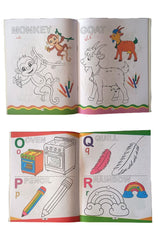 7 Colouring Books with color guide