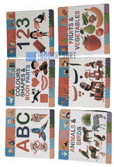Children's board books with sturdy pages designed for babies and toddlers