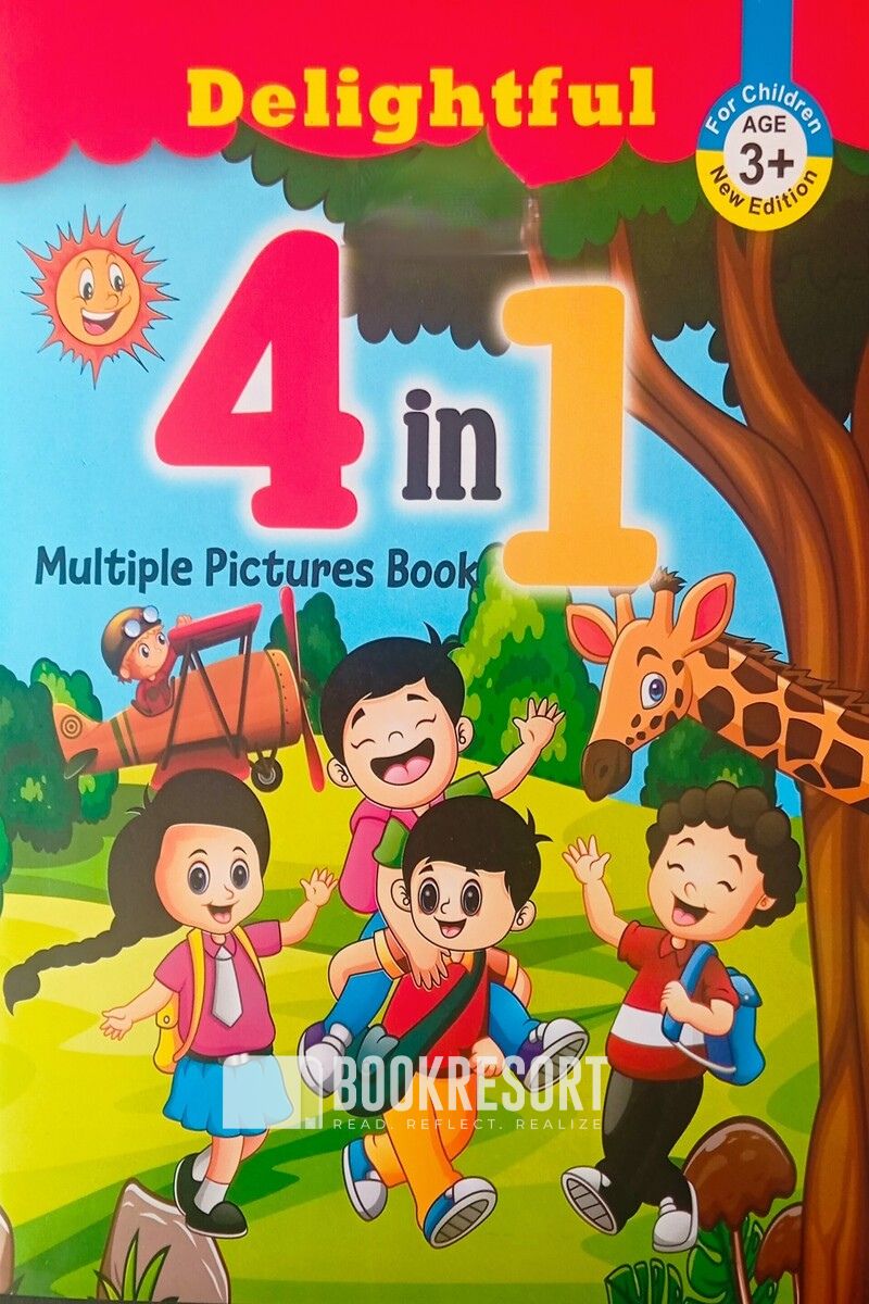 Picture book for kids with colourful illustrations designed for vocabulary building and early learning