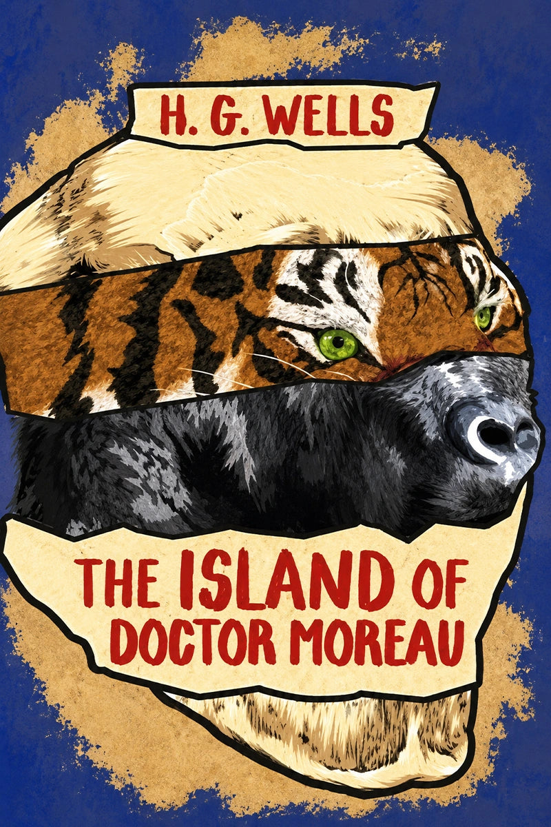 Book cover for 'The Island of Doctor Moreau' by H. G. Wells