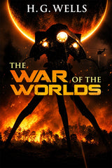 Book cover for 'The War of the Worlds' by H.G. Wells