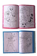 Smart Colouring BooKids coloring book pages with bold outlines featuring animals fruits cartoons and superheroesks (20 books)